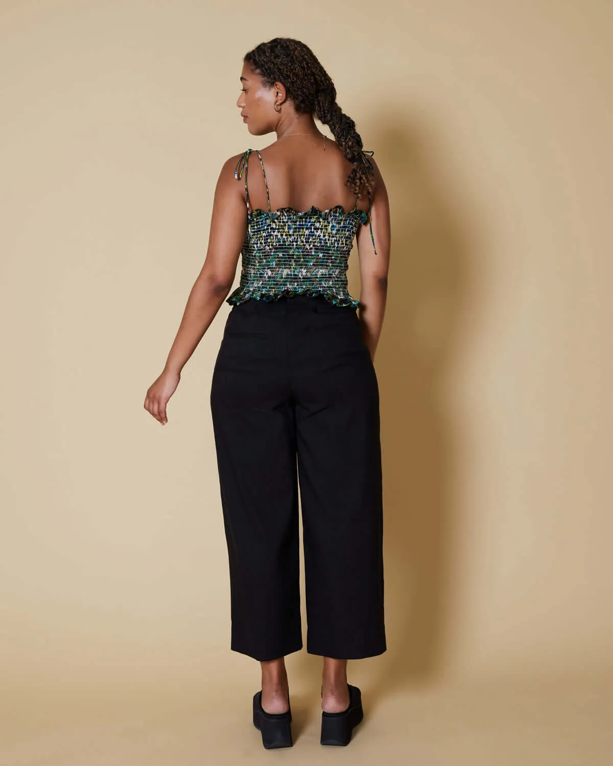 Etched Leopard Frankie Top