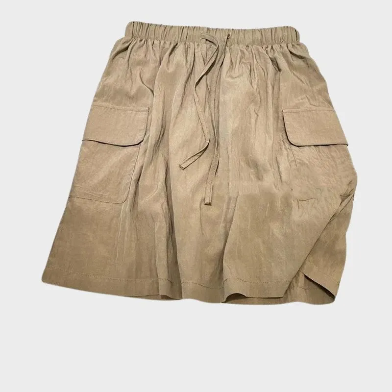 FENNE- Cargo Shorts med elastisk midja och dragsko