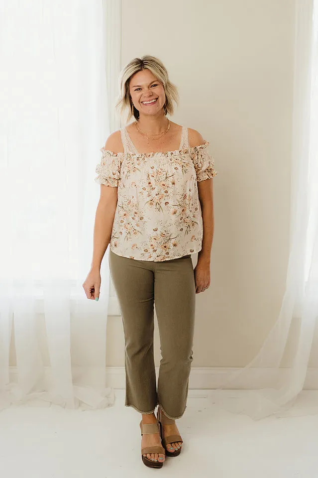 Floral Off Shoulder Top