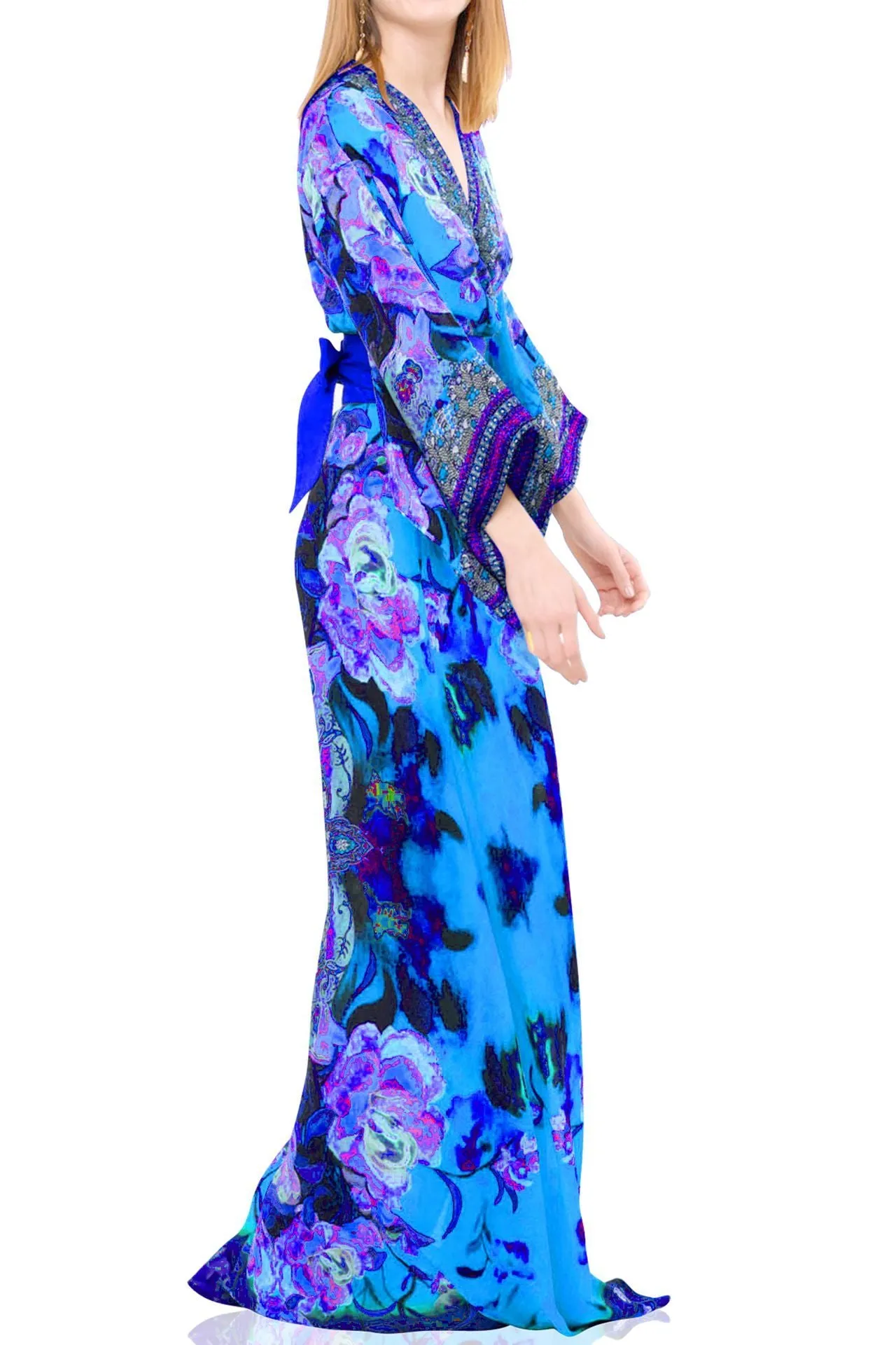 Floral Print Wrap Dress