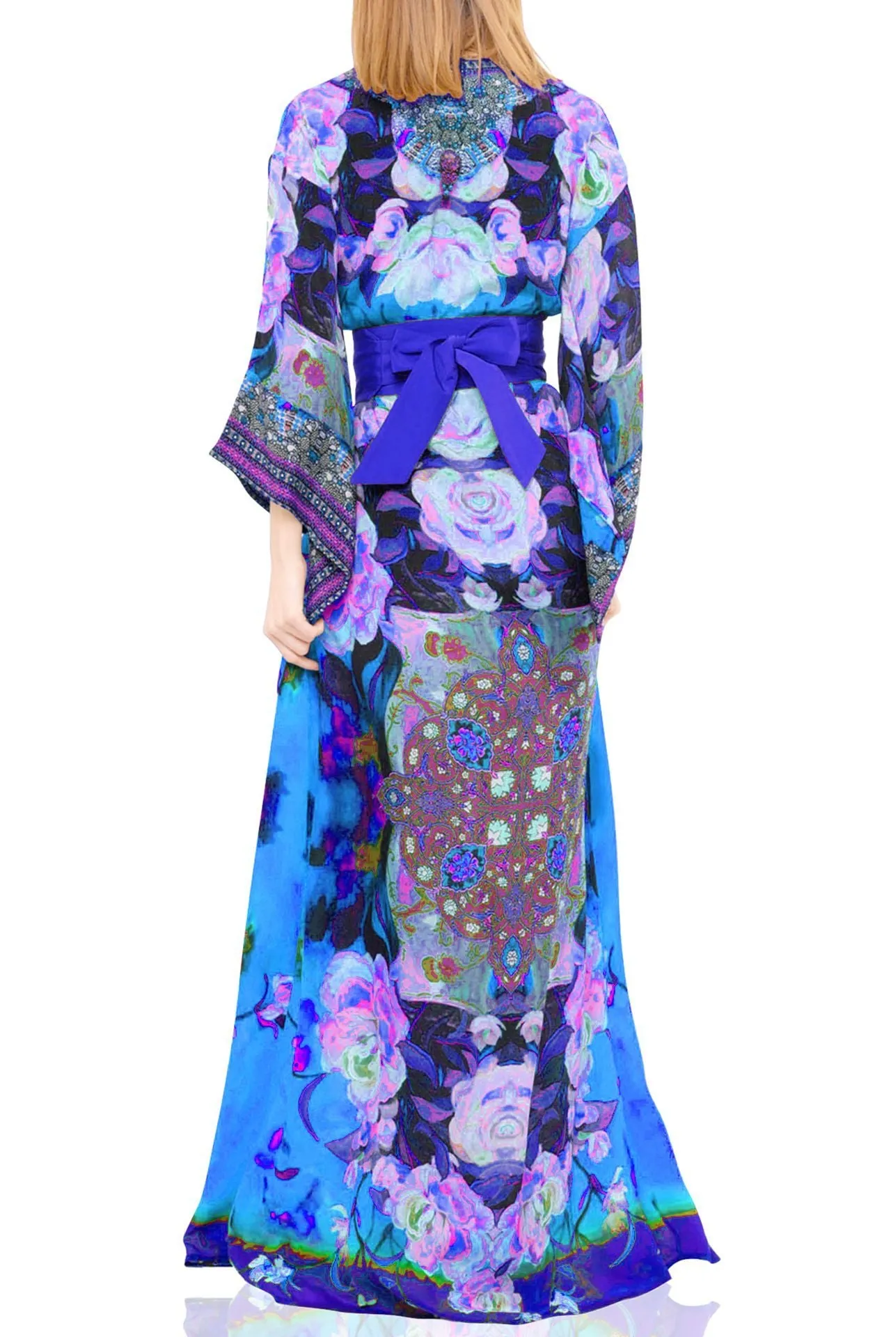 Floral Print Wrap Dress