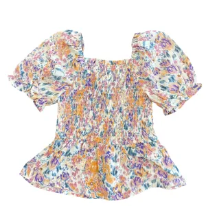 Floral Puff Sleeve