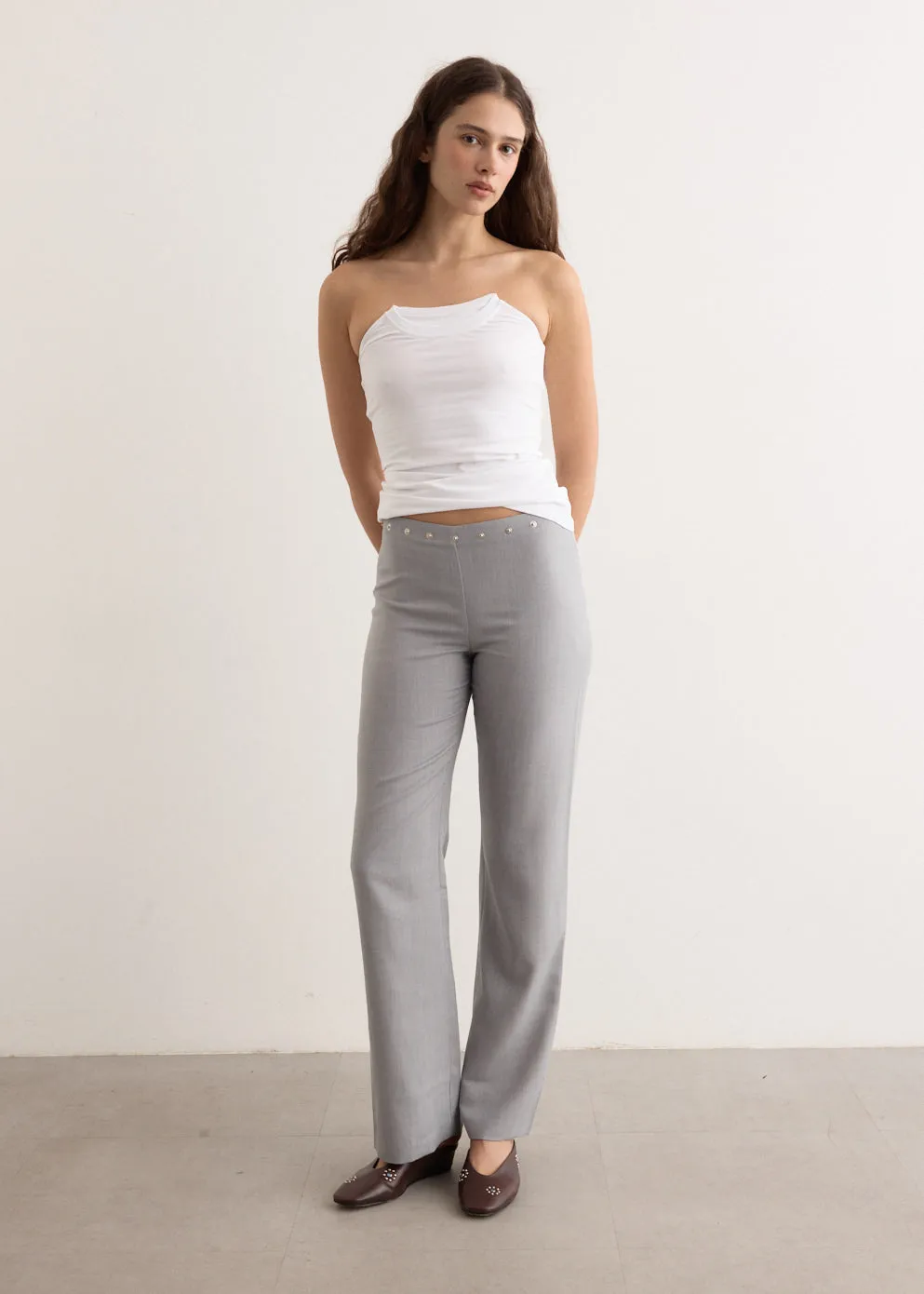 Folded Crew Top