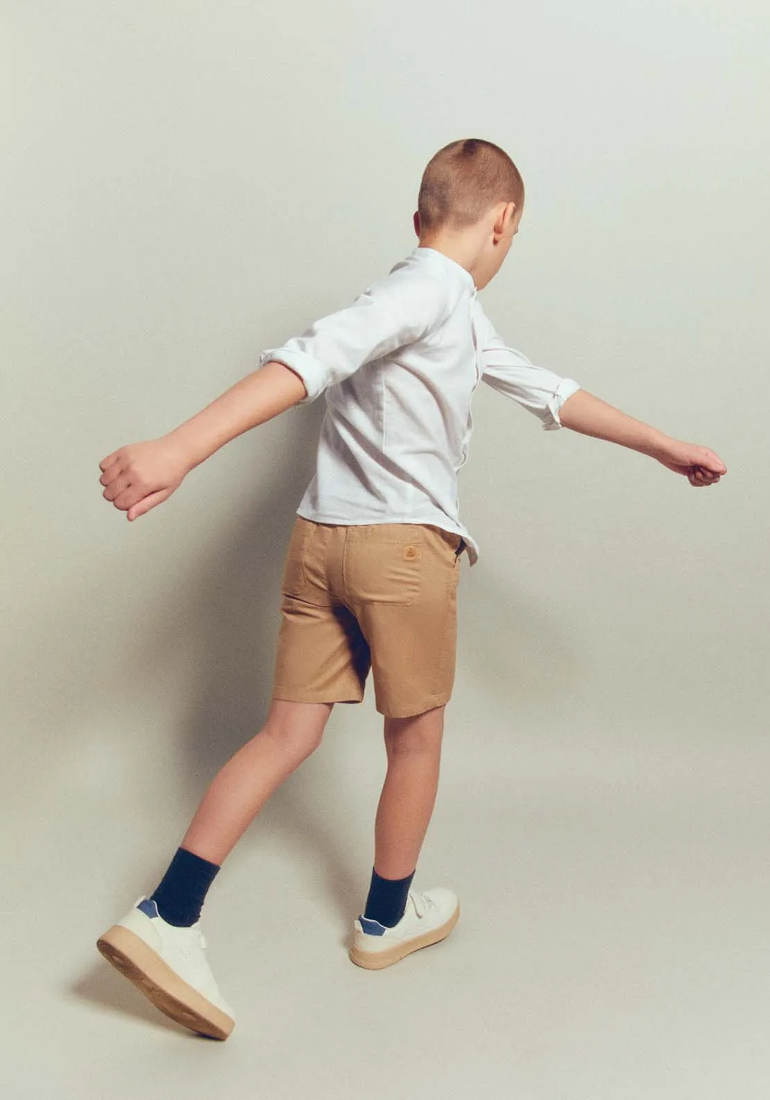 Formal Ottoman Shorts Beige - Beige