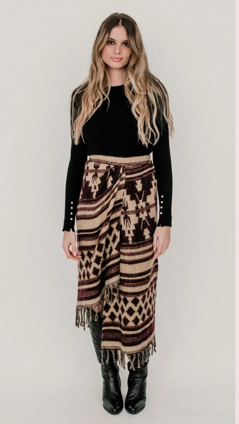 Gaucho skirt