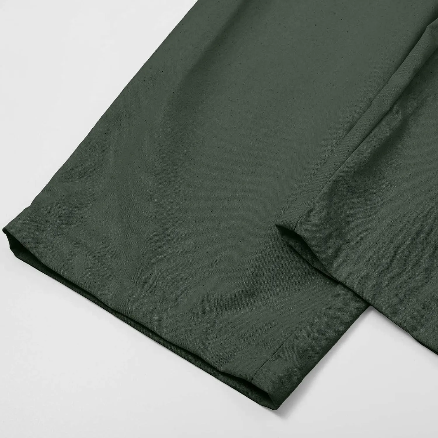 GIERIDUC Linen Pants for Women High Waisted Wide Leg Trousers Trendy Solid Color Drawstring Elastic Waist Summer Gauze Pants
