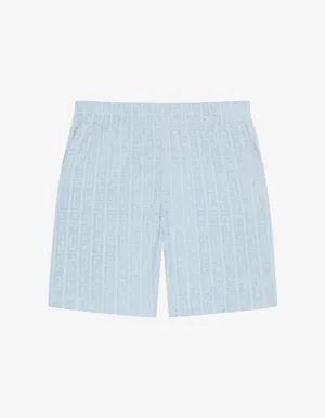Givenchy Blue 4G Towelling Bermuda Shorts