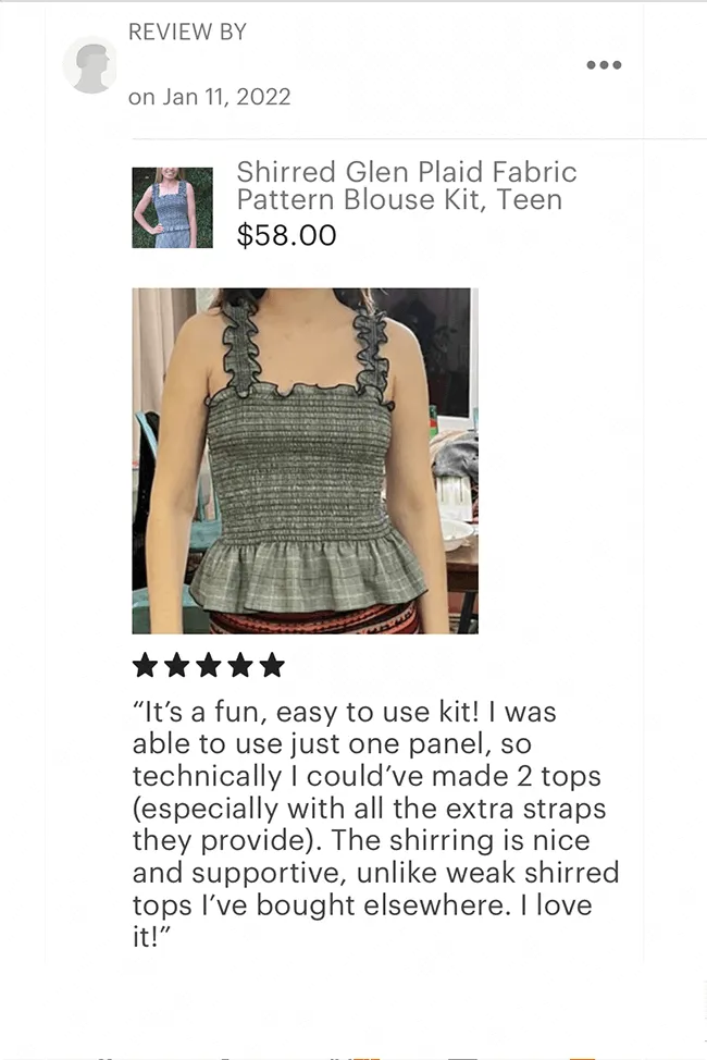 Glen Plaid Frankie Top