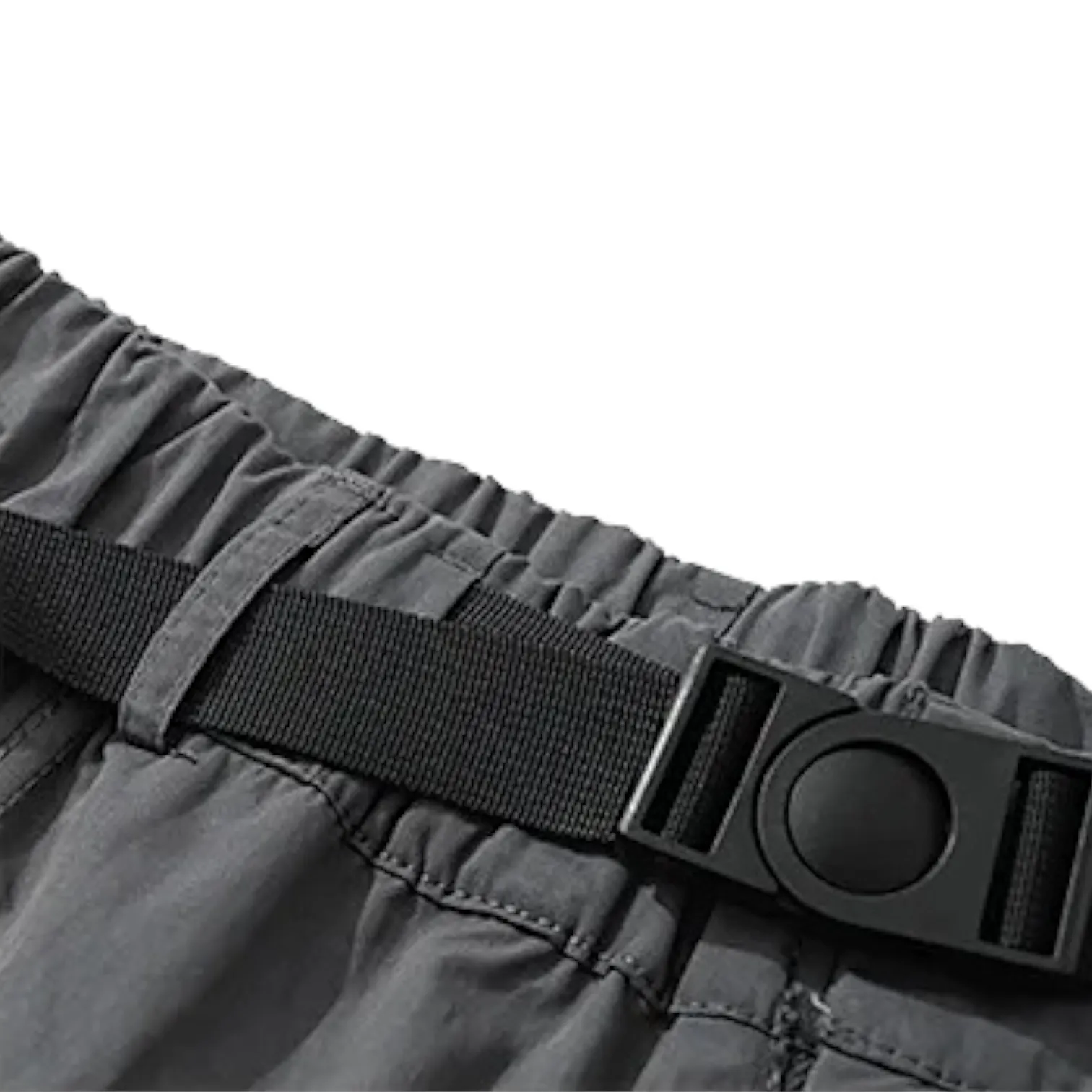 Hiking short with mesh pocket and belt