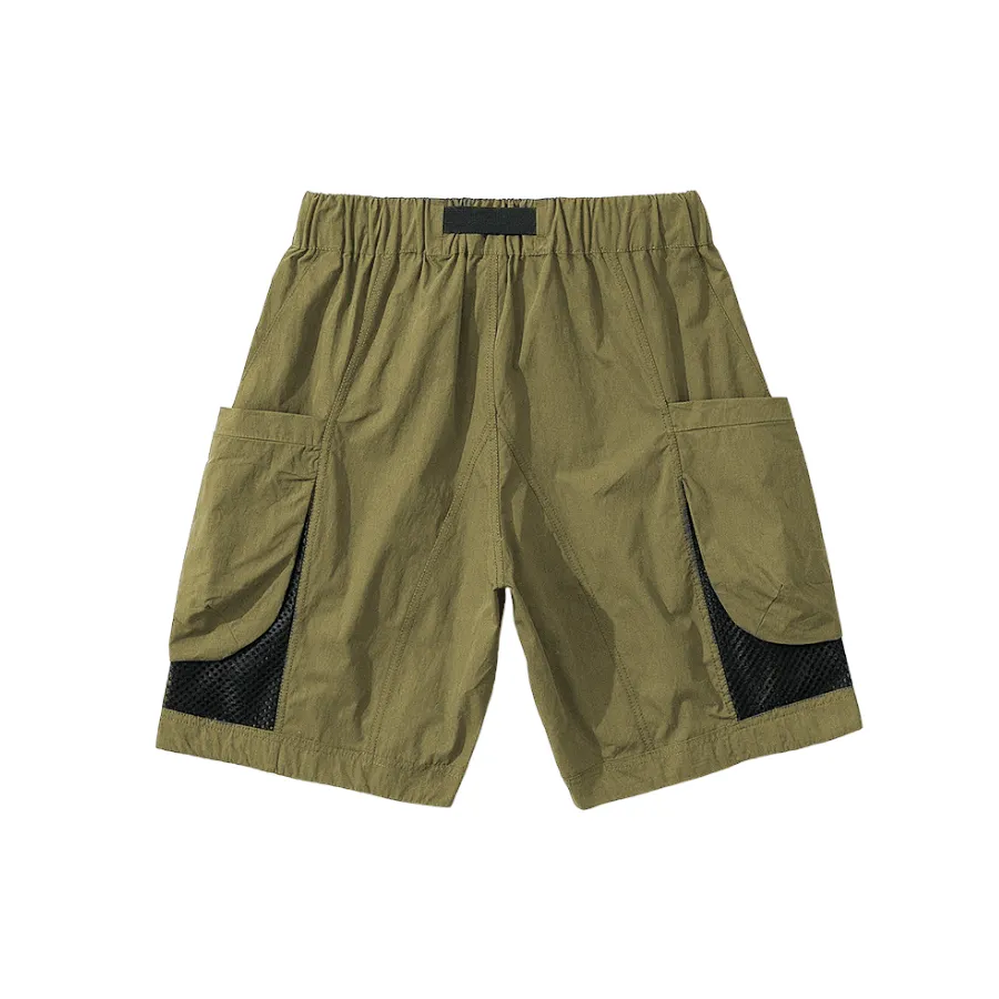 Hiking short with mesh pocket and belt