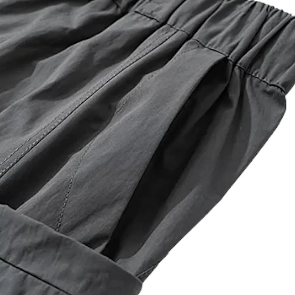 Hiking short with mesh pocket and belt