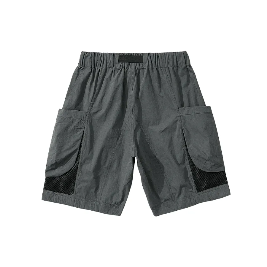 Hiking short with mesh pocket and belt