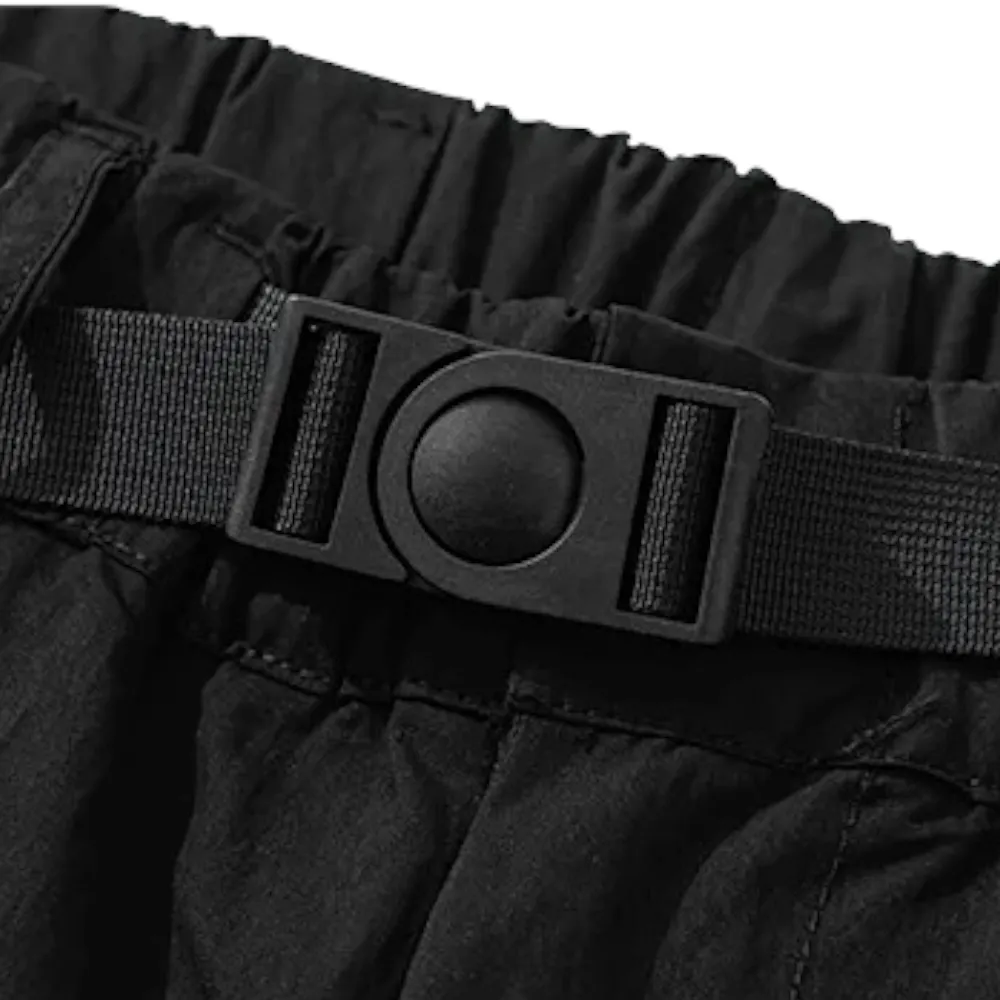 Hiking short with mesh pocket and belt