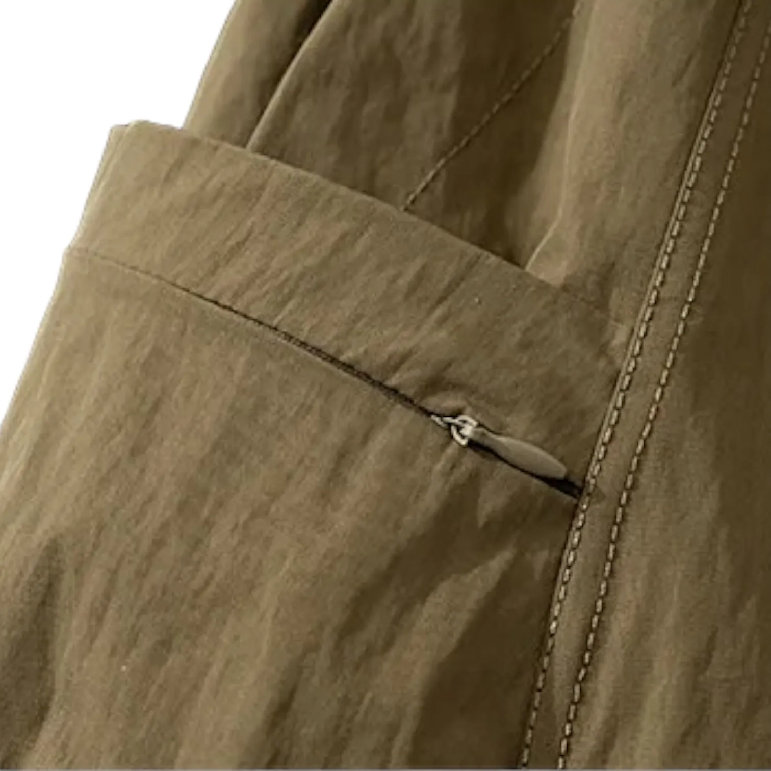 Hiking short with mesh pocket and belt