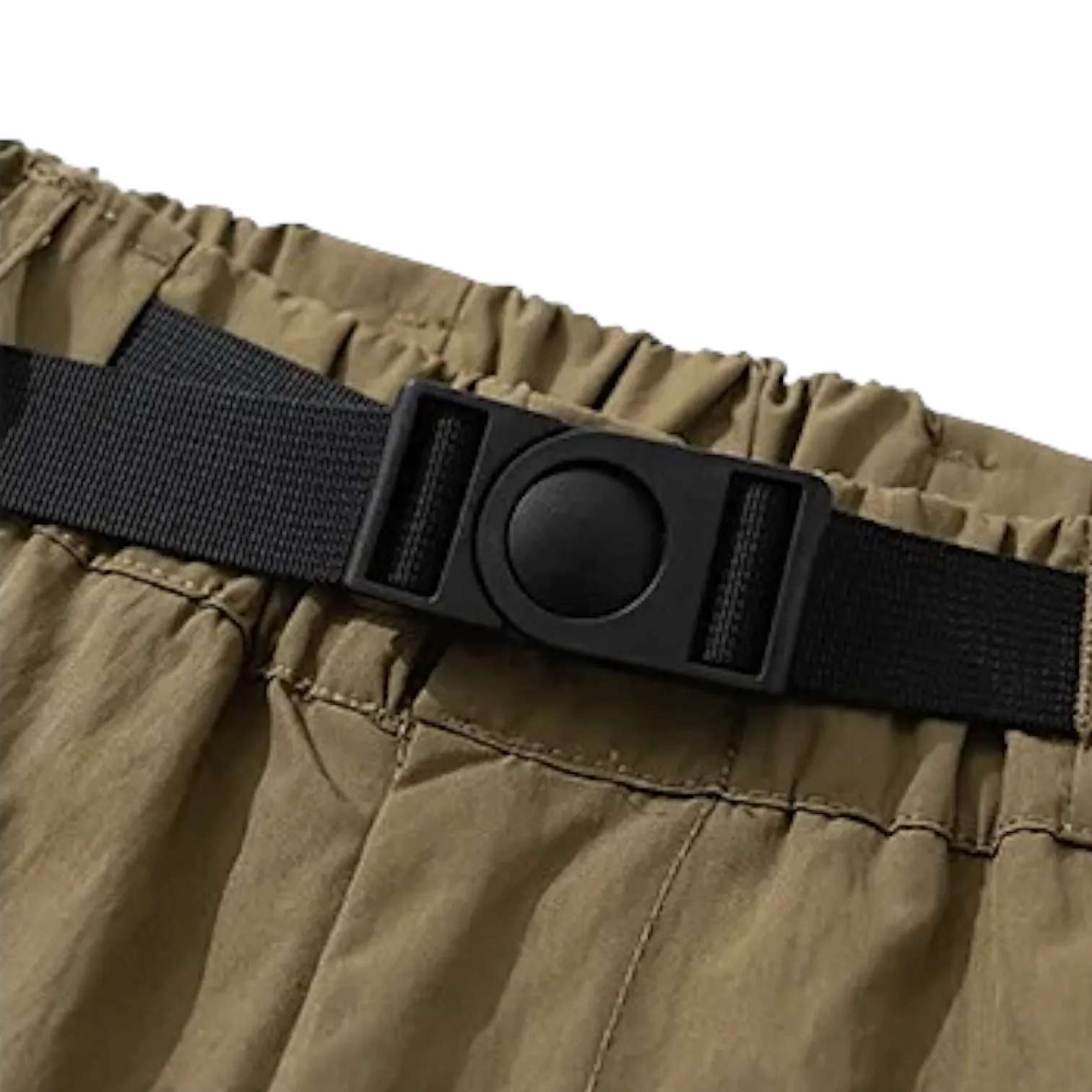 Hiking short with mesh pocket and belt