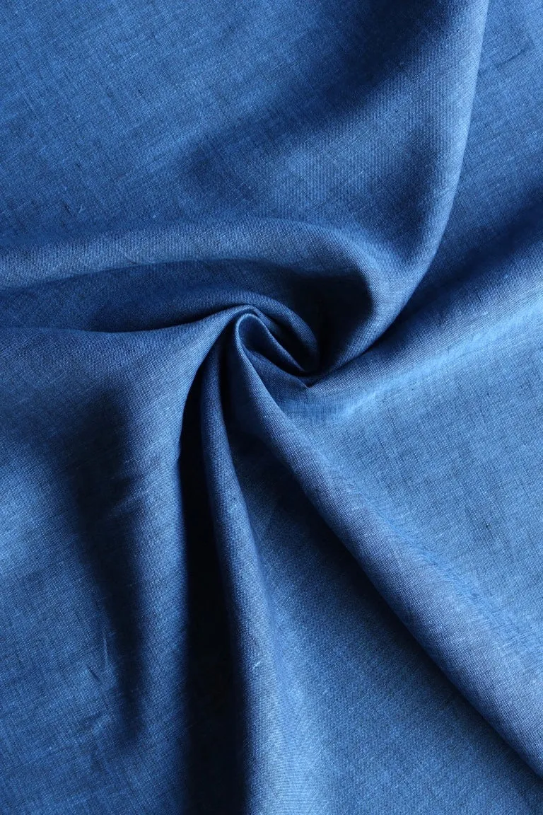 Indigo | Limerick 100% Linen | Robert Kaufman
