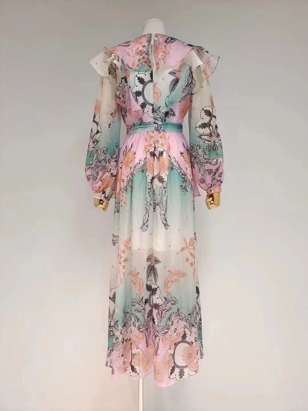 KittenAlarm - Oralie Floral Maxi Dress