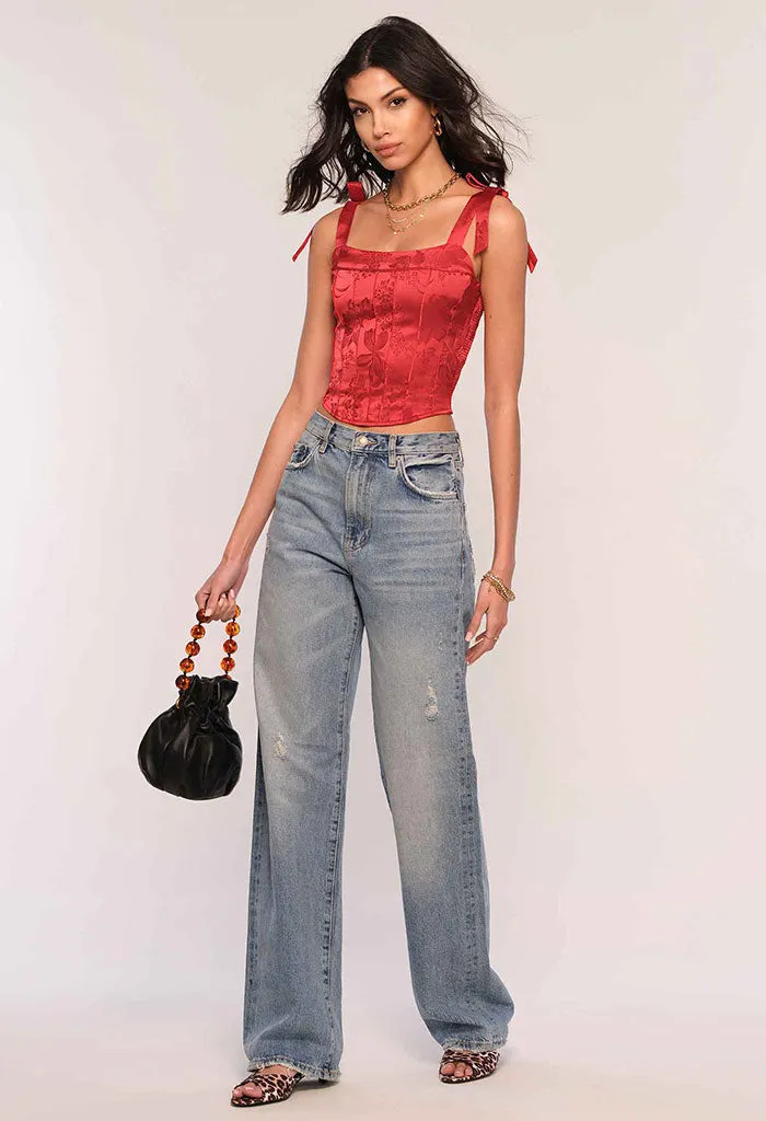 Kylie Top-Scarlet