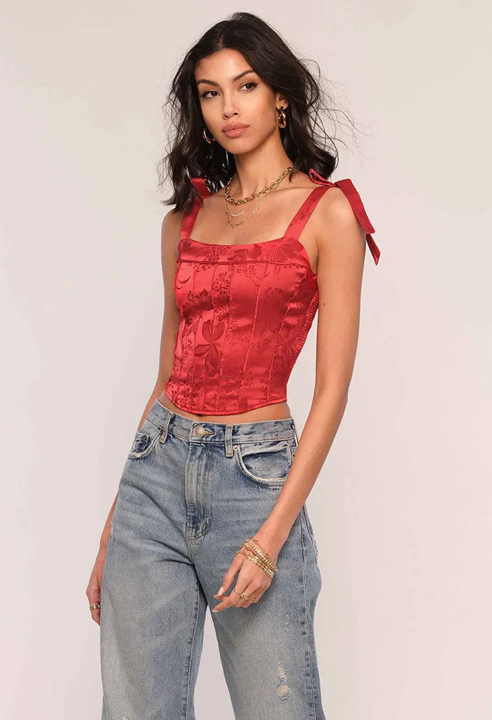 Kylie Top-Scarlet