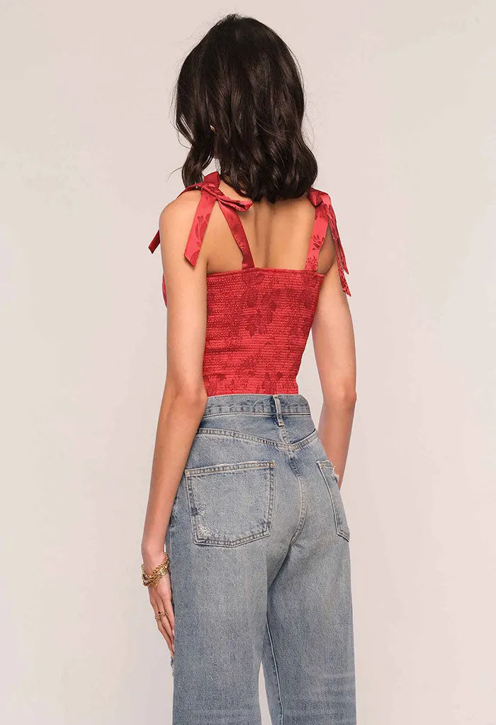 Kylie Top-Scarlet