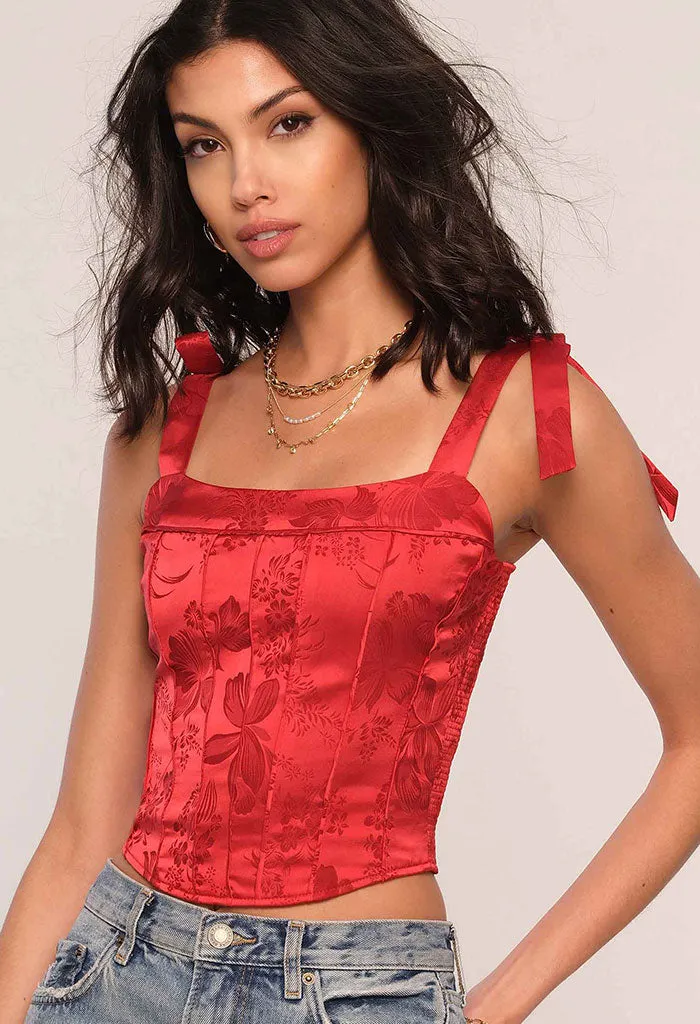 Kylie Top-Scarlet