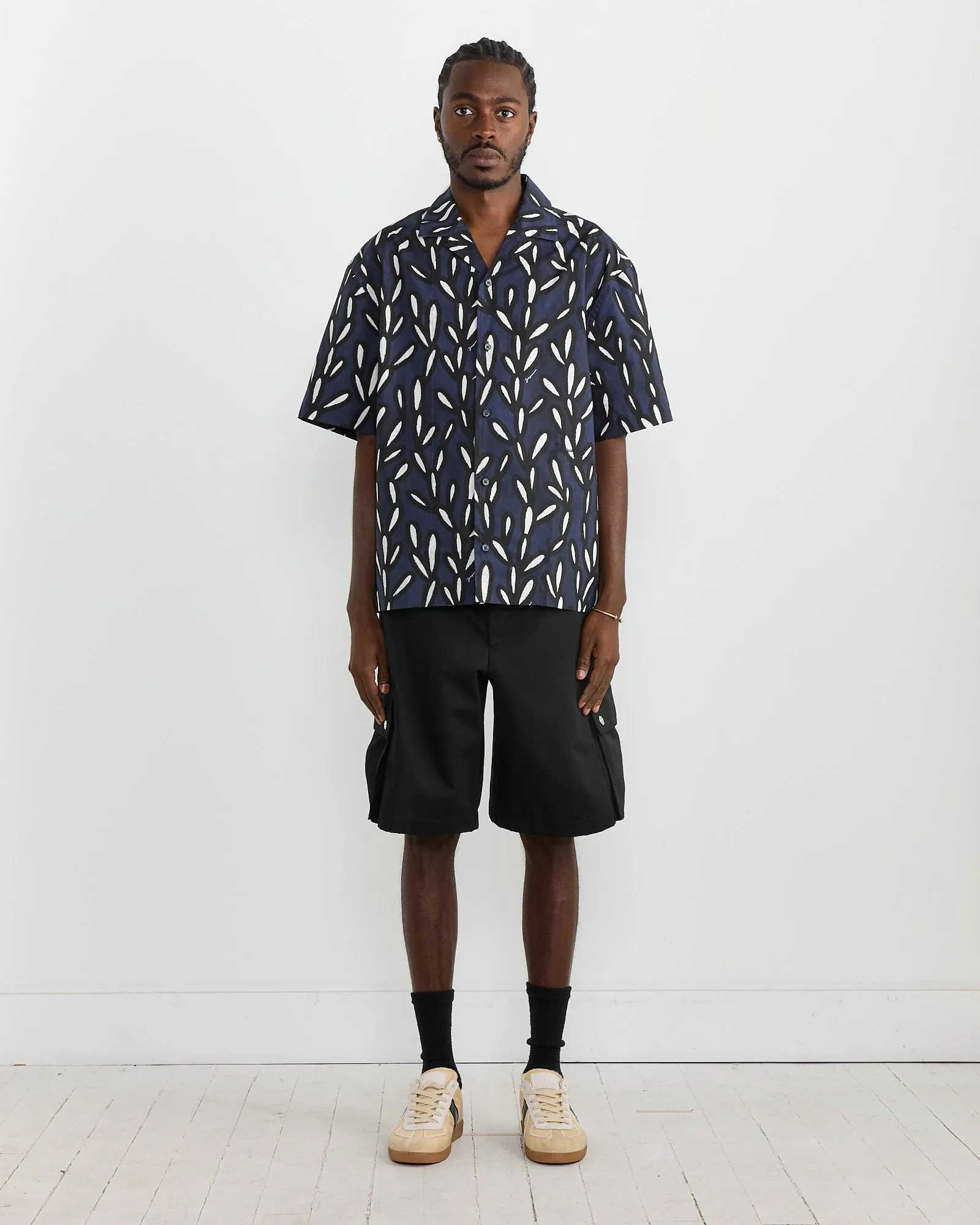 Le Cargo Bermuda Short in Black