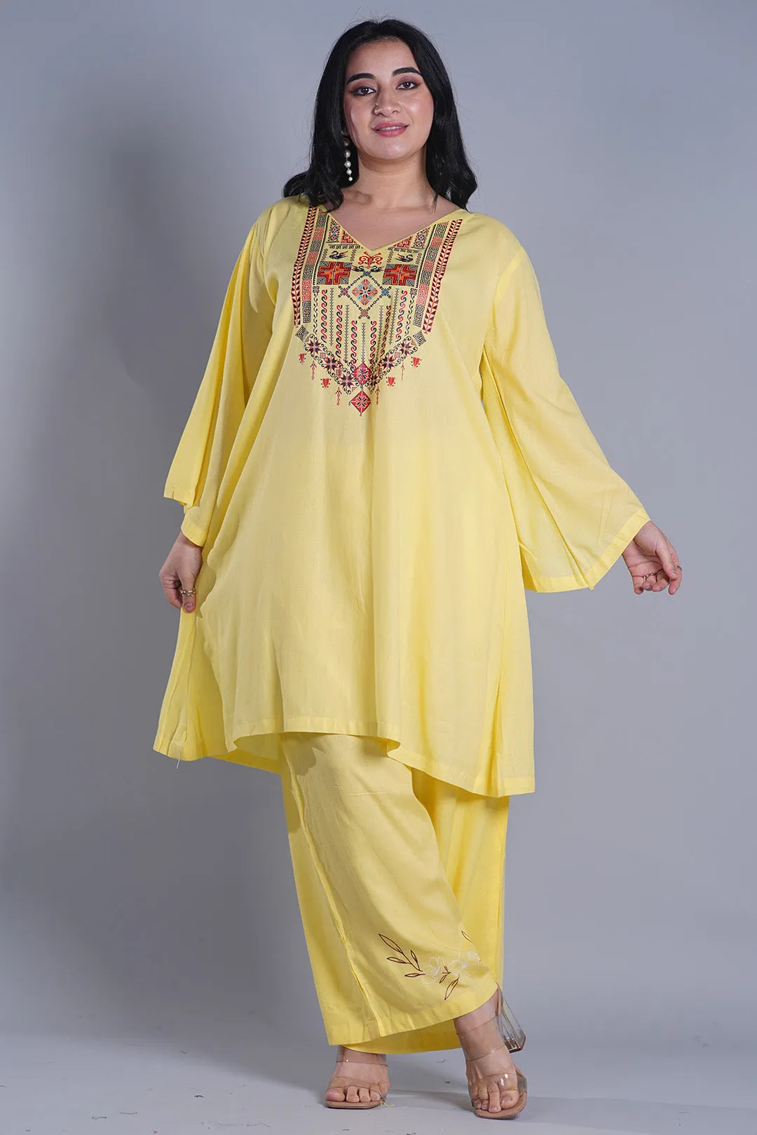 Lemon PrintedPalazzoPants - LemonBlossom