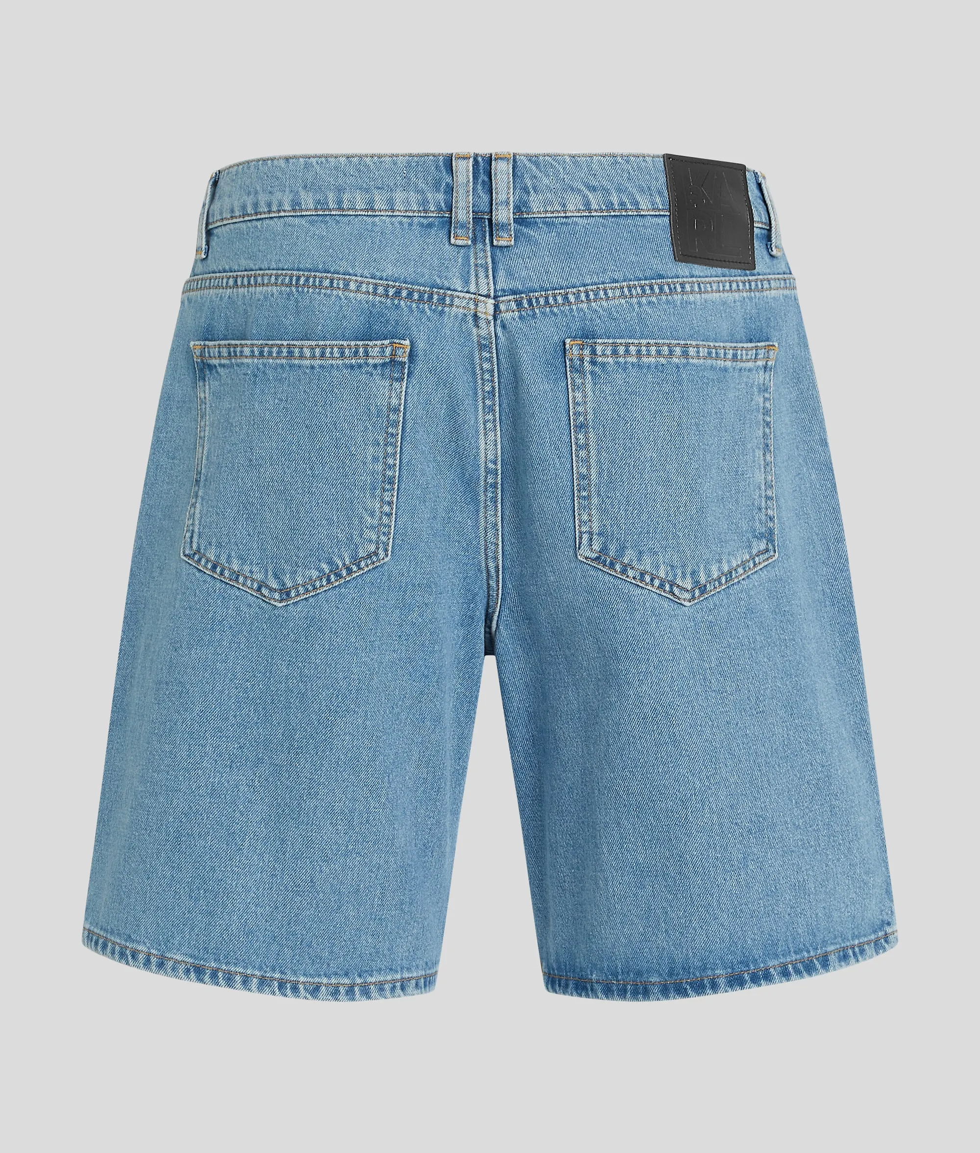 LIGHT BLUE LOOSE DENIM BERMUDA