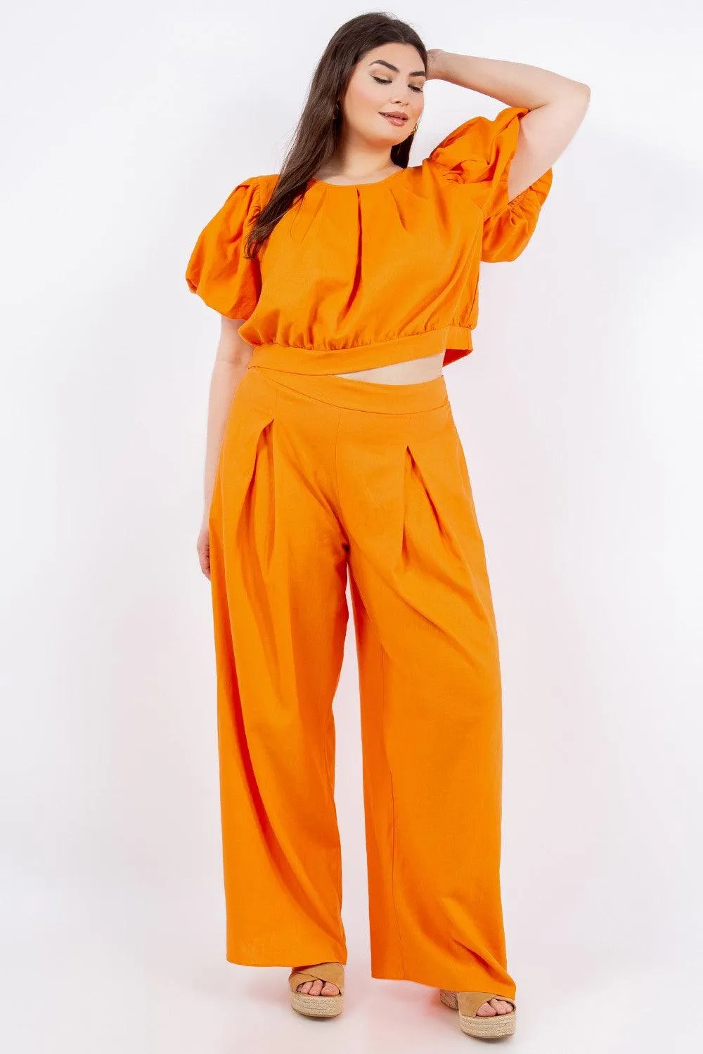 Linen Palazzo Pants