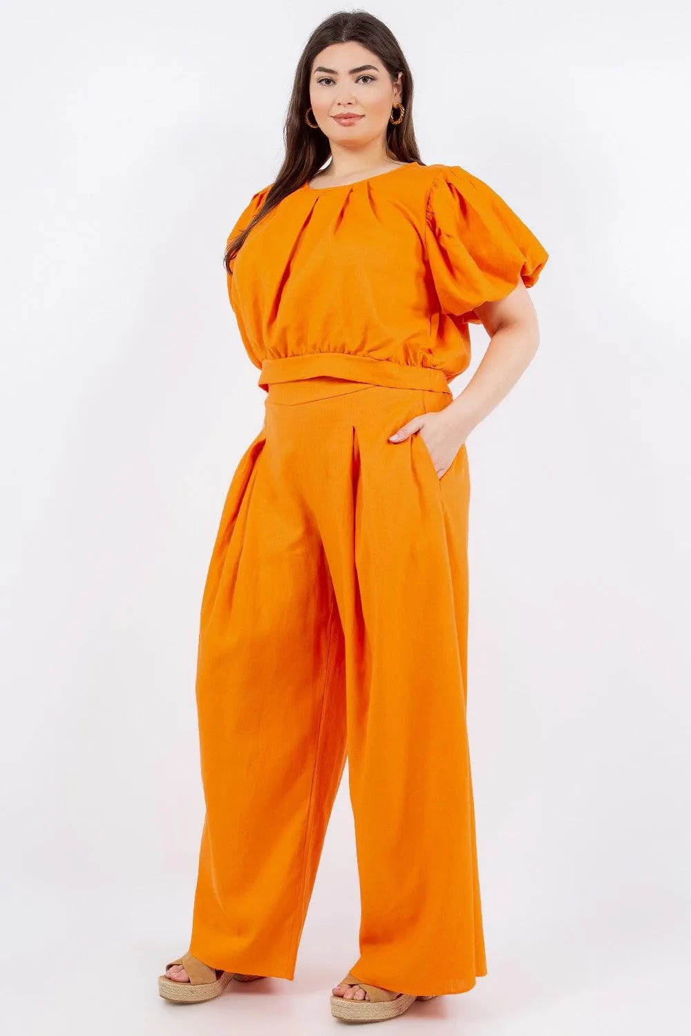Linen Palazzo Pants