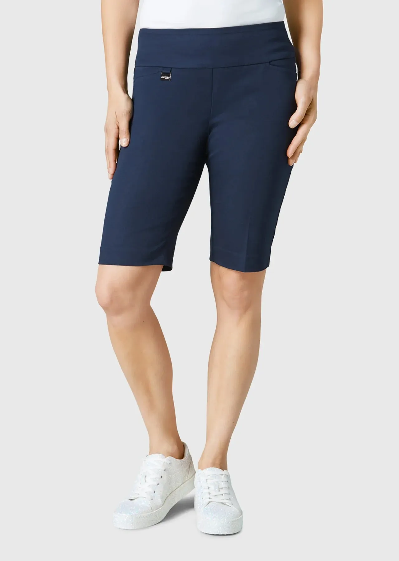 Lisette L Montreal 11-Inch Jupiter Bermuda Short with Pockets - Marine Blue