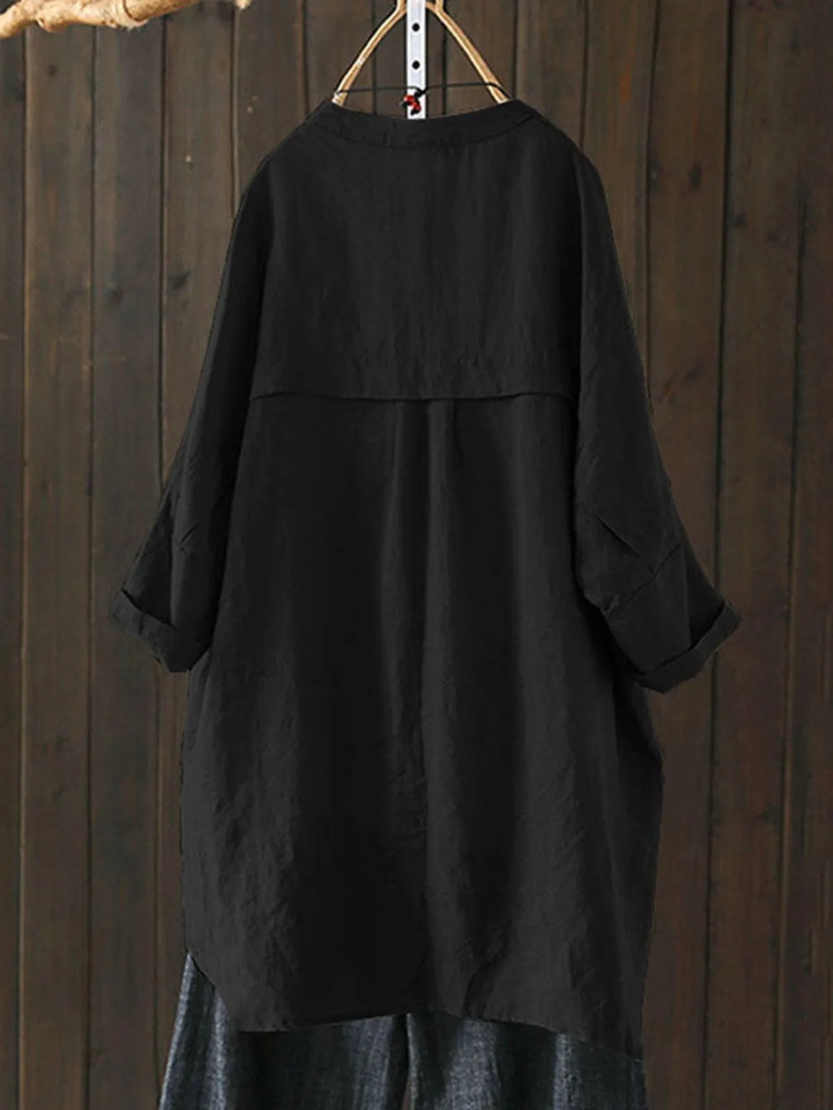 Long Sleeve Linen Shirts & Tops