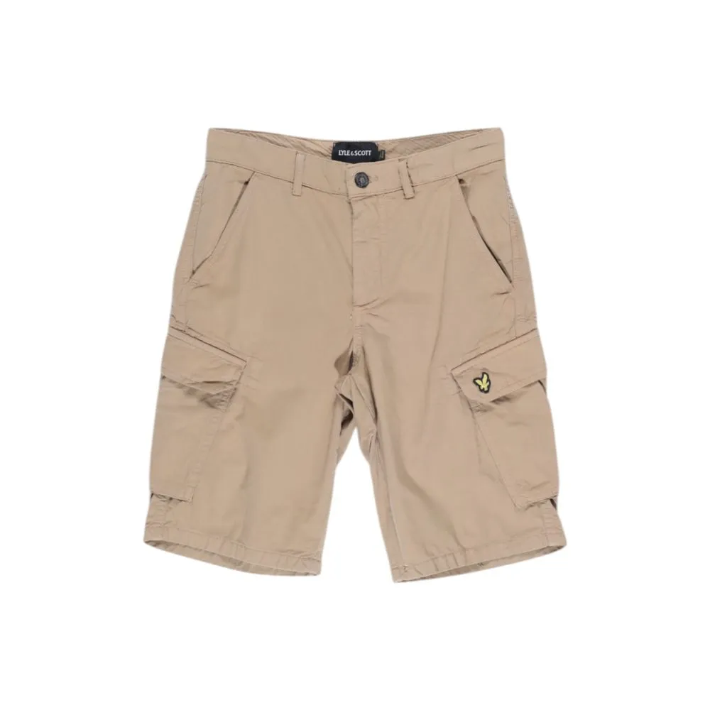 Lyle & Scott Beige Cotton Short