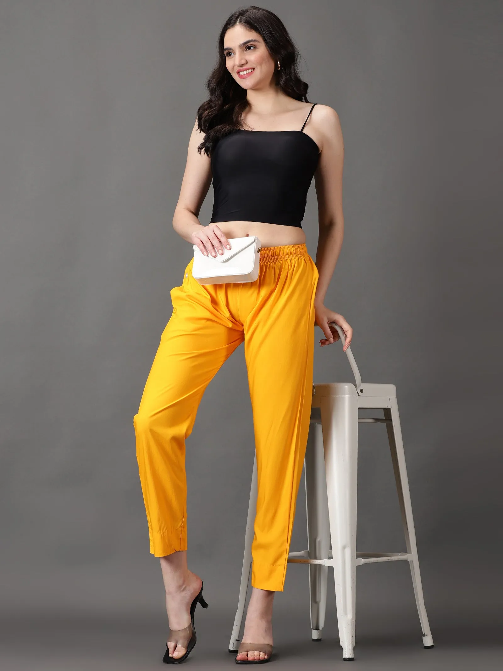 Mustard Palazzo Pants
