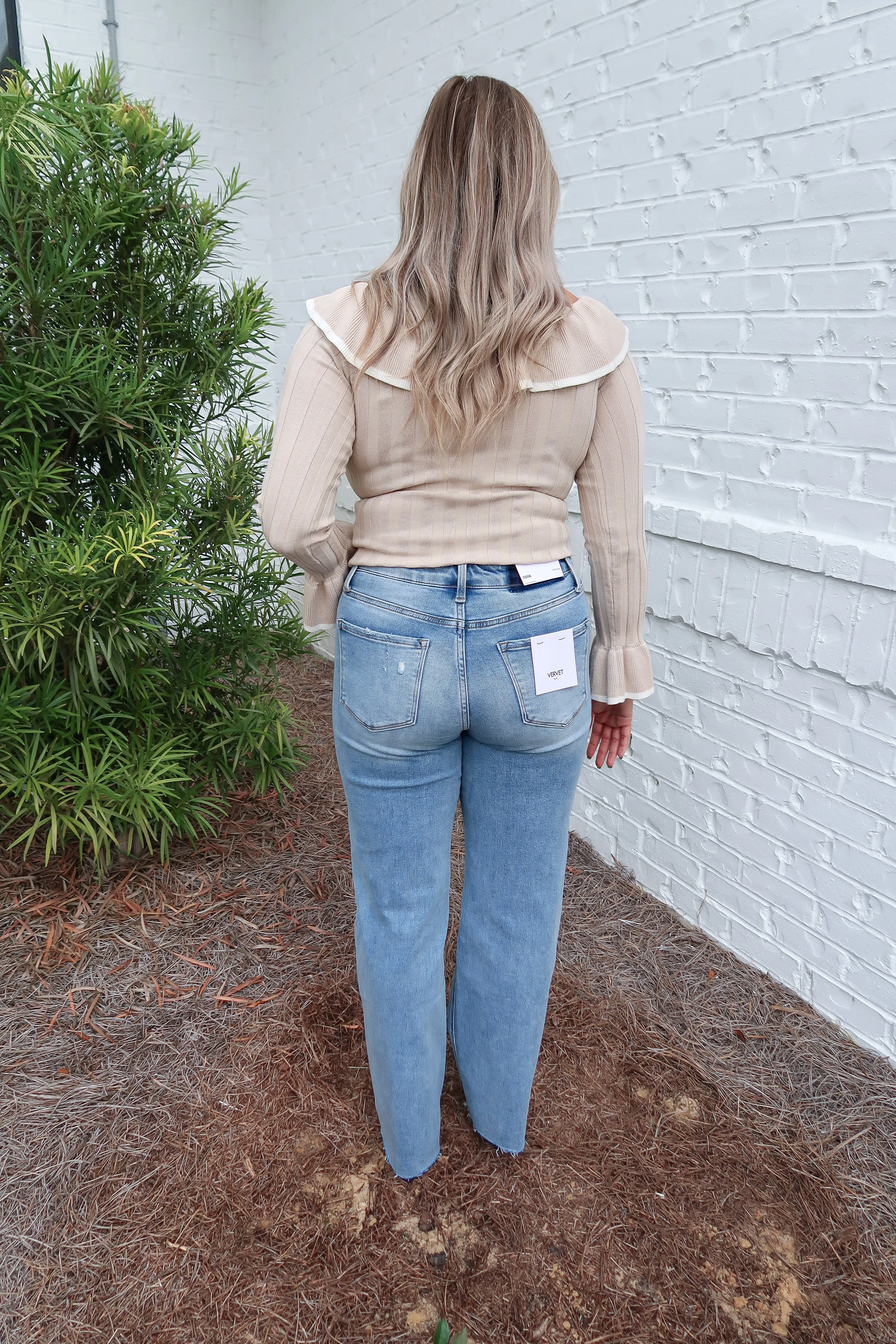 Off Shoulder Bow Sweater