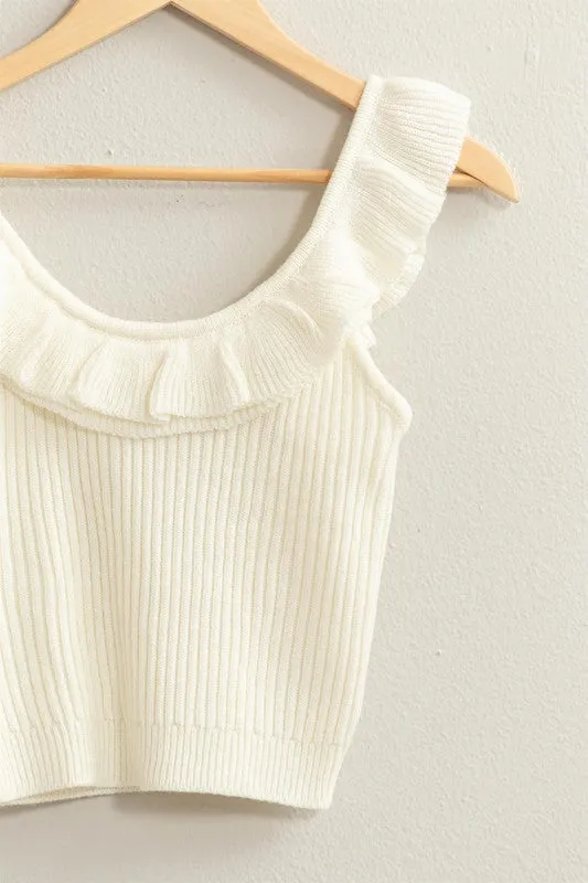 OFF SHOULDER KNIT TOP