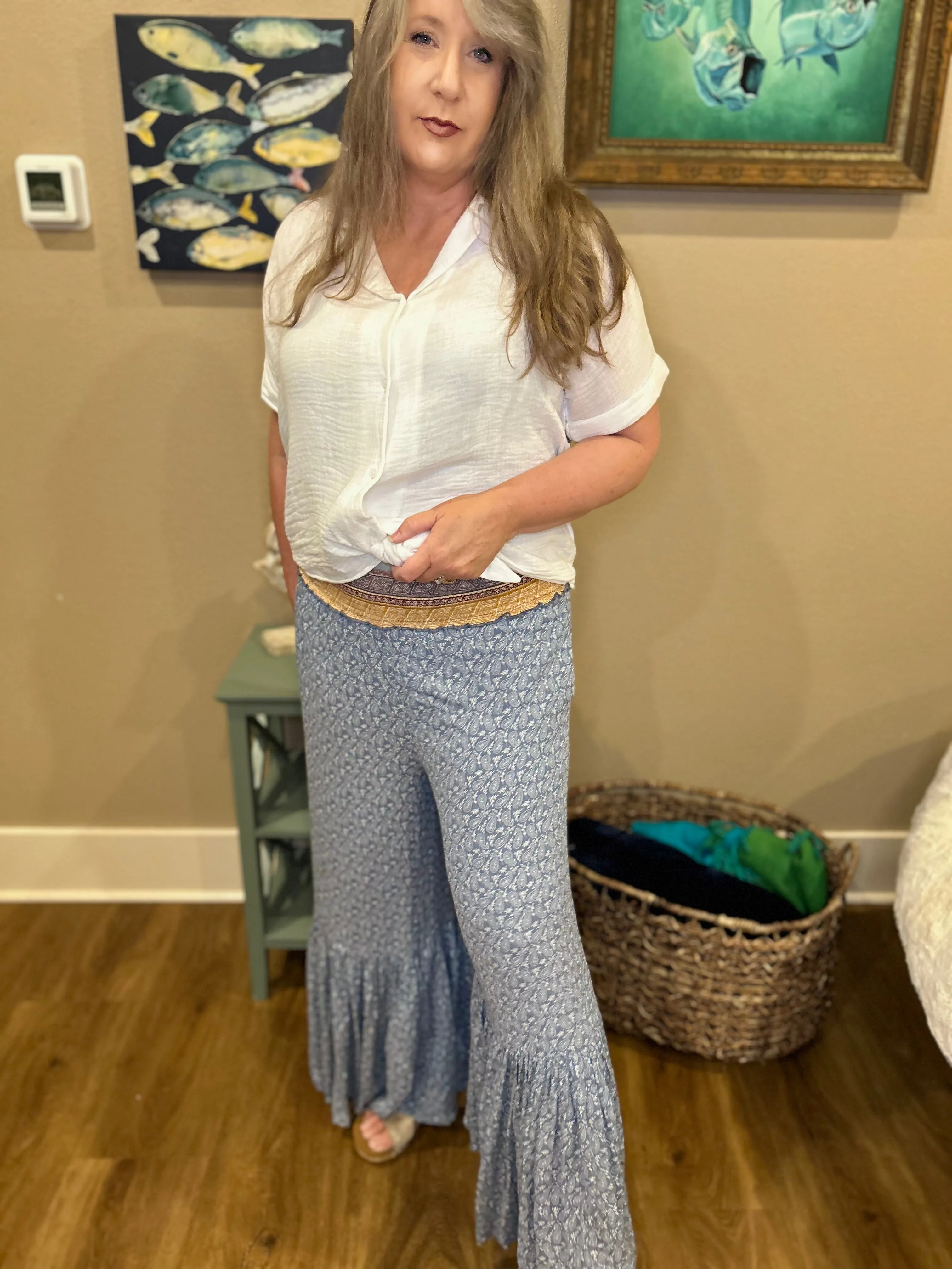 Paisley Palazzo Pants
