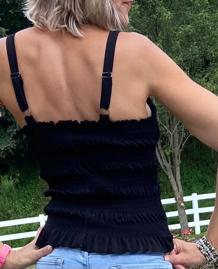 Perfectly Poised Smocked Tank