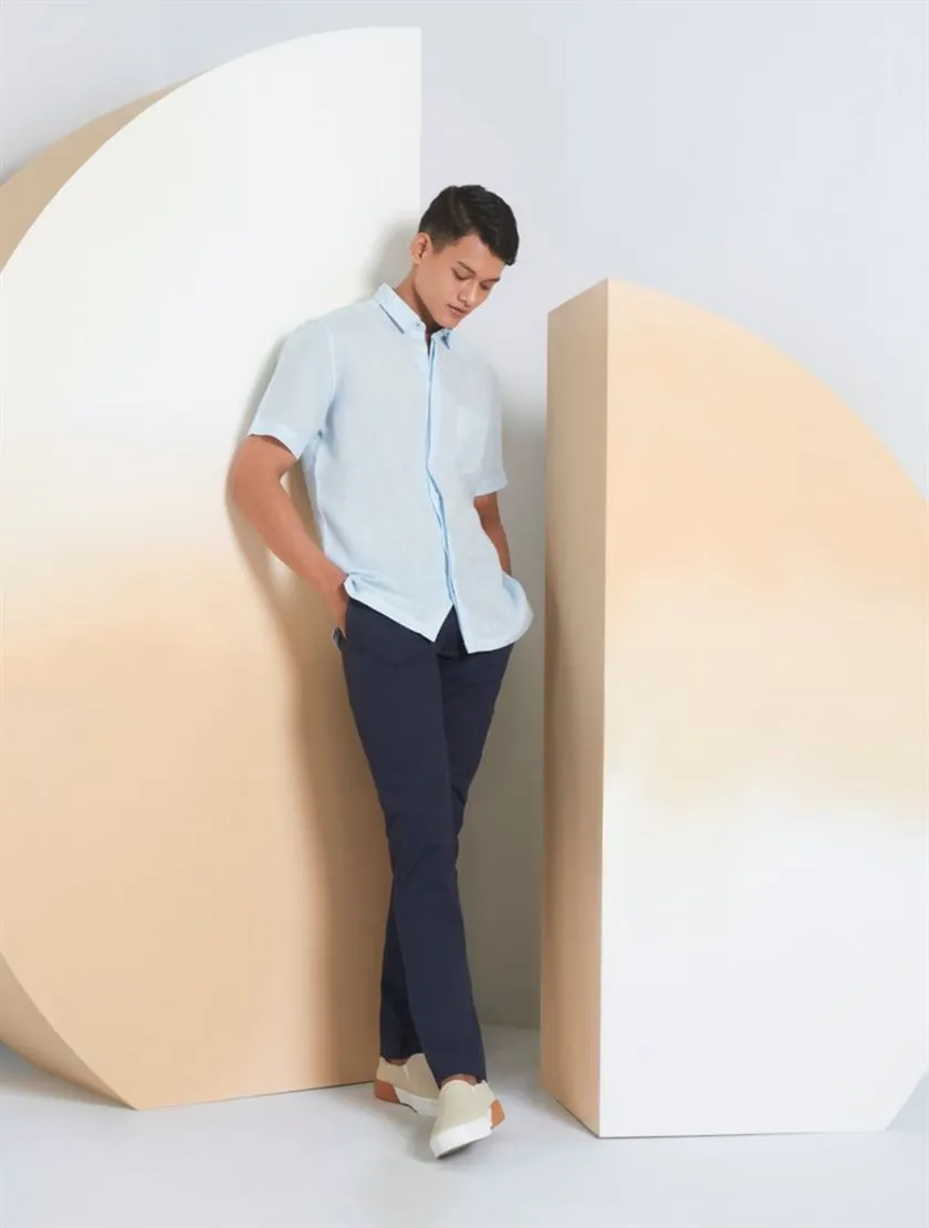 Perona   -   Mens-Shirts-Shirts-Ian-Pma-Ss24-314-S-Light Blue