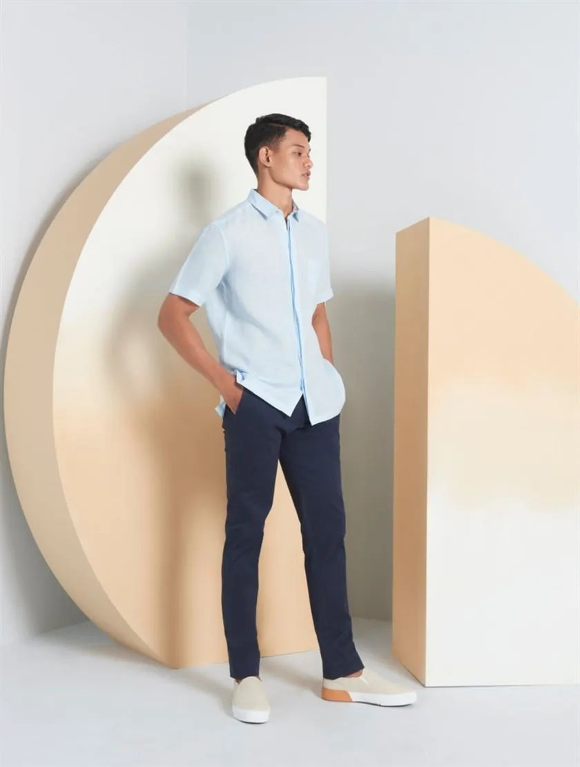 Perona   -   Mens-Shirts-Shirts-Ian-Pma-Ss24-314-S-Light Blue