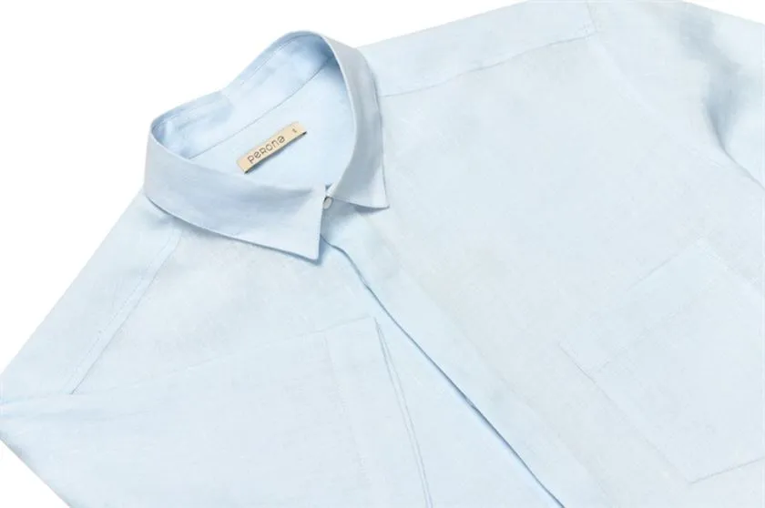 Perona   -   Mens-Shirts-Shirts-Ian-Pma-Ss24-314-S-Light Blue