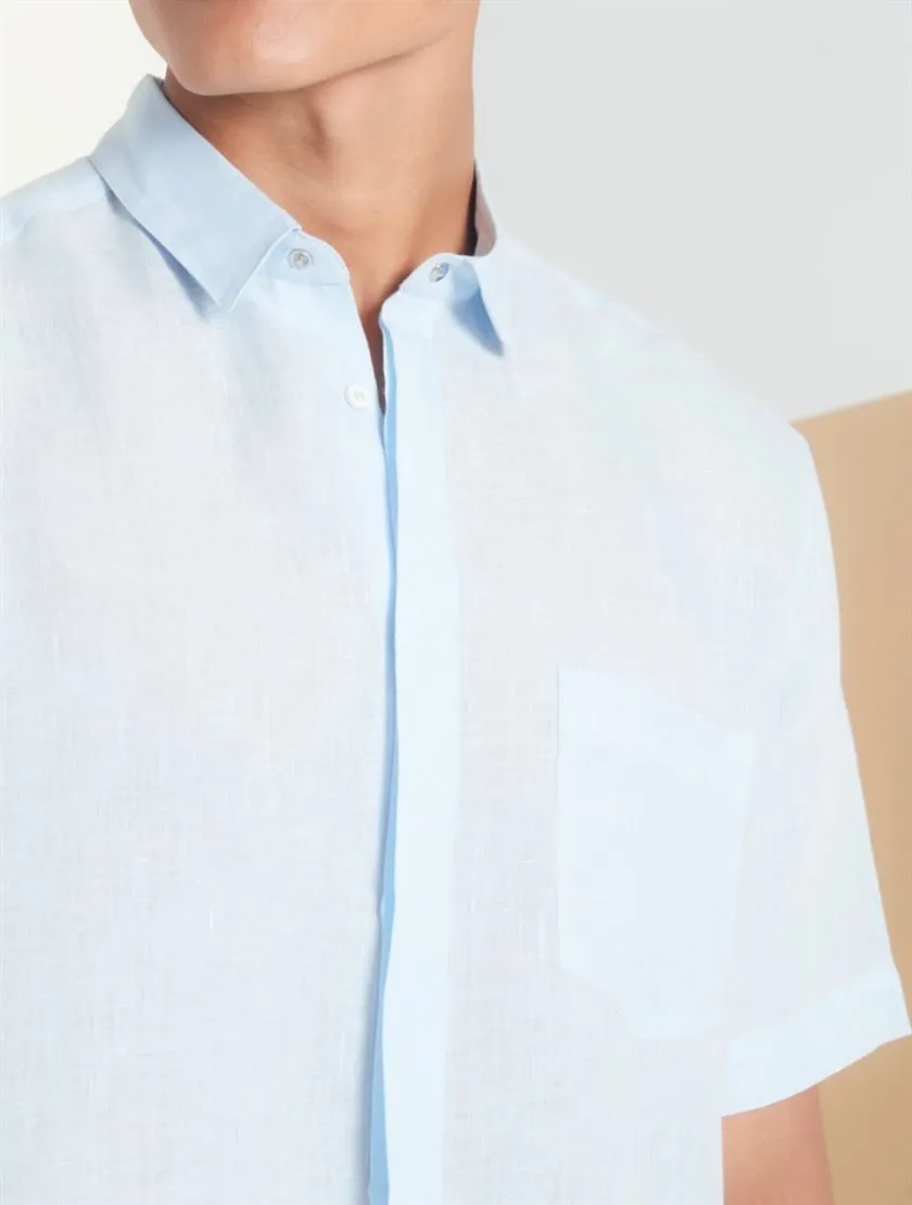 Perona   -   Mens-Shirts-Shirts-Ian-Pma-Ss24-314-S-Light Blue