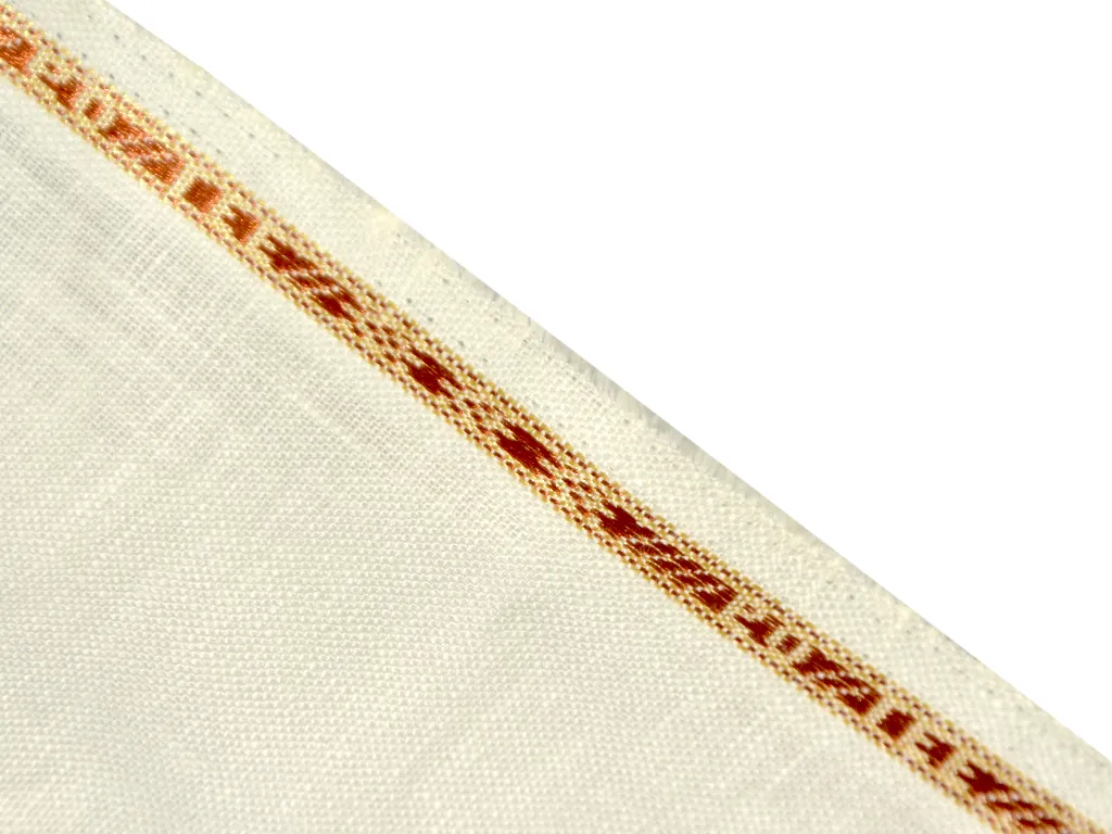 Precut of 0.8 Meter Off White Premium Linen 60 Lea Fabric