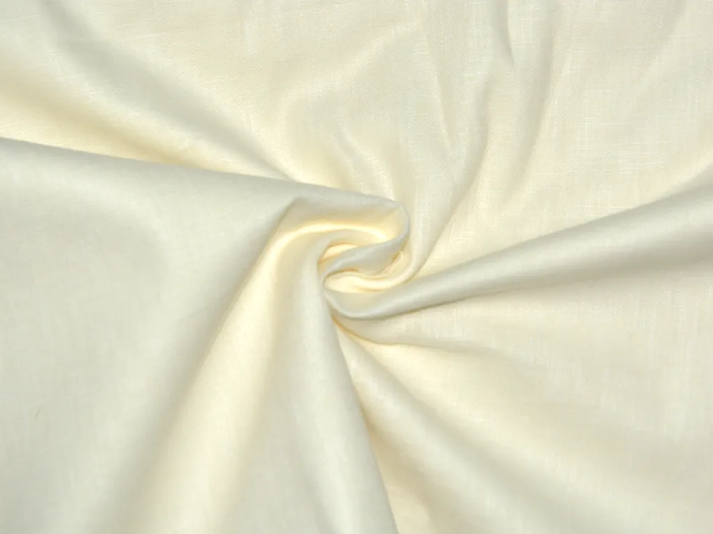 Precut of 0.8 Meter Off White Premium Linen 60 Lea Fabric