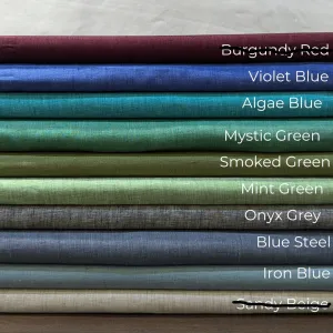 Pure Linen Fabrics for CORD Outfit Sets | Fabric by the meter