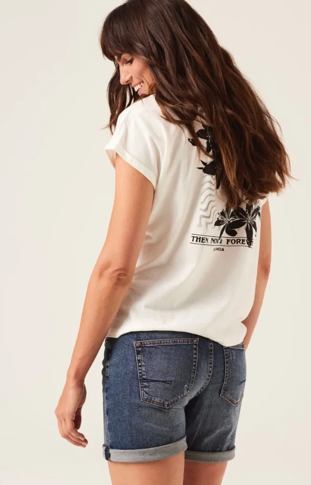 Rachelle Dark Wash Bermuda Short