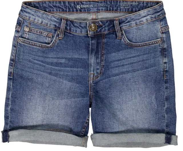 Rachelle Dark Wash Bermuda Short