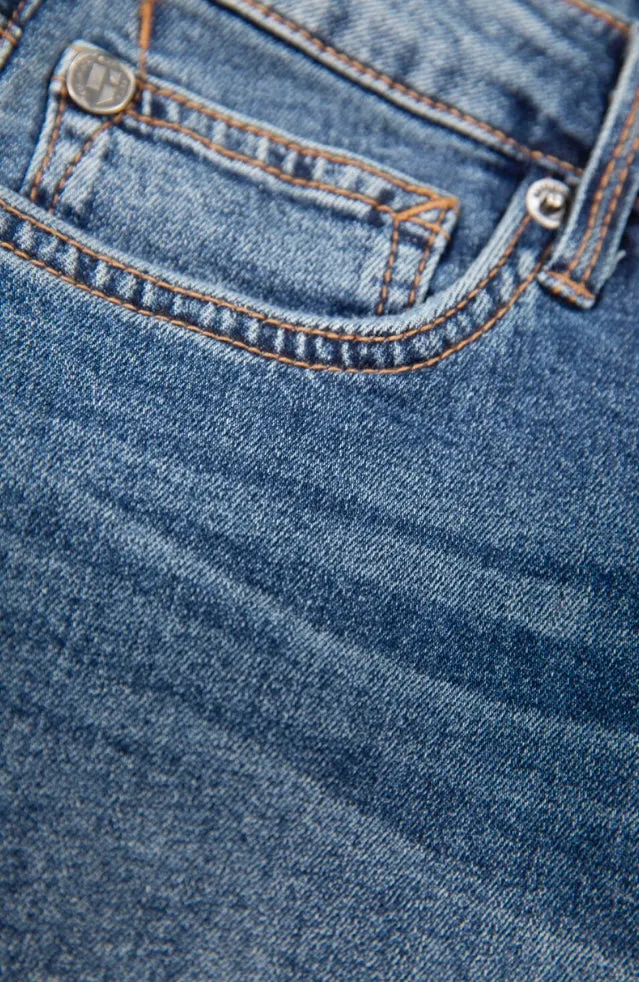 Rachelle Dark Wash Bermuda Short