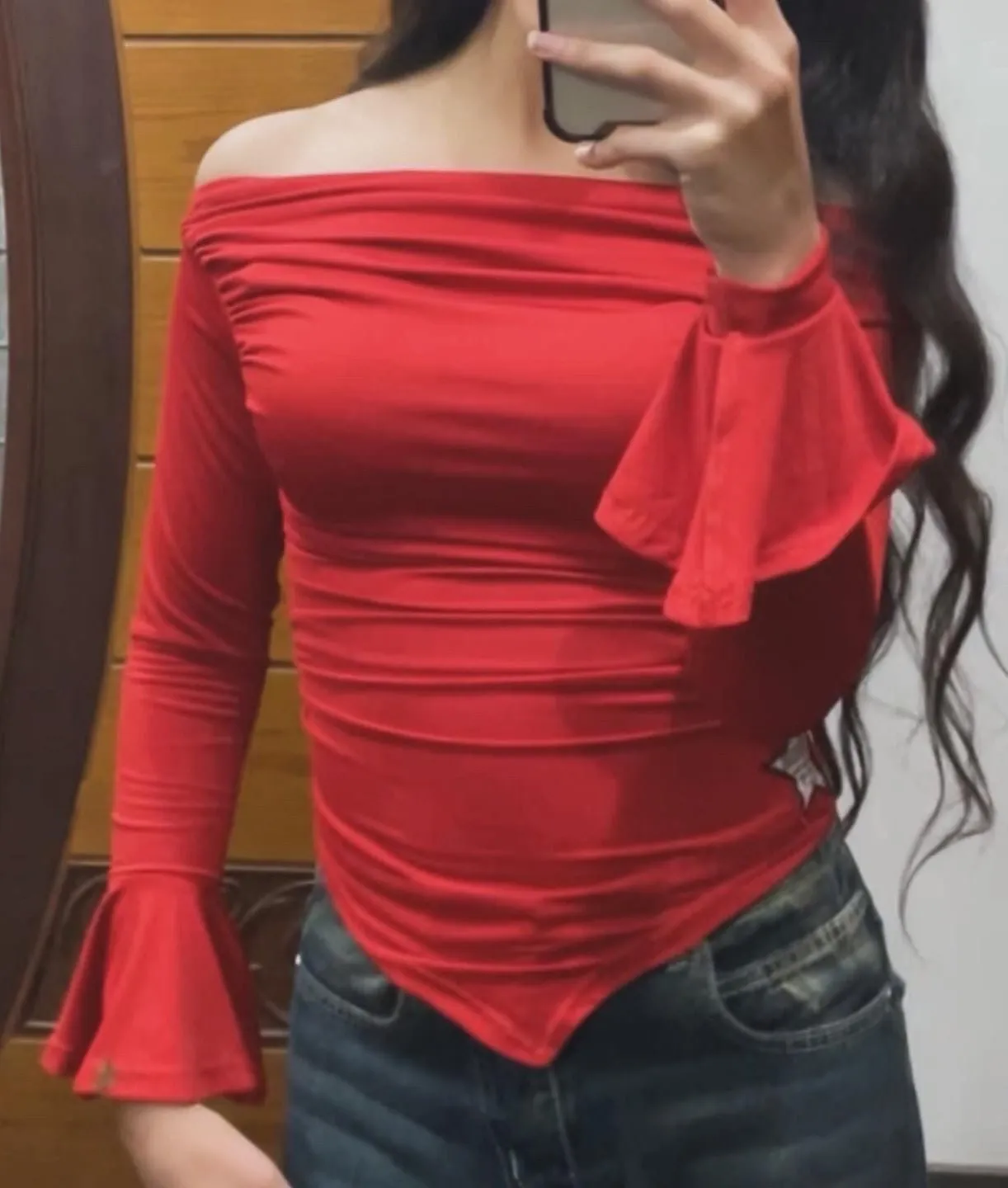 Red Shades Lama Top