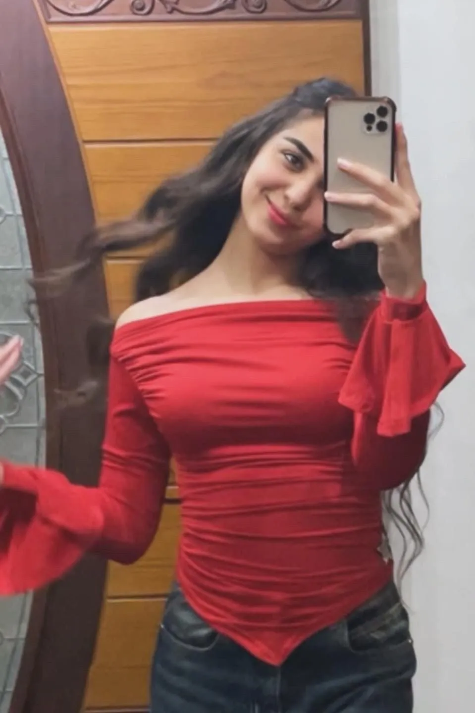 Red Shades Lama Top